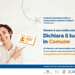 16 aprile 2023: DICHIARA IL TUO `Sì` IN COMUNE. Giornata nazionale per la donazione di organi e tessuti