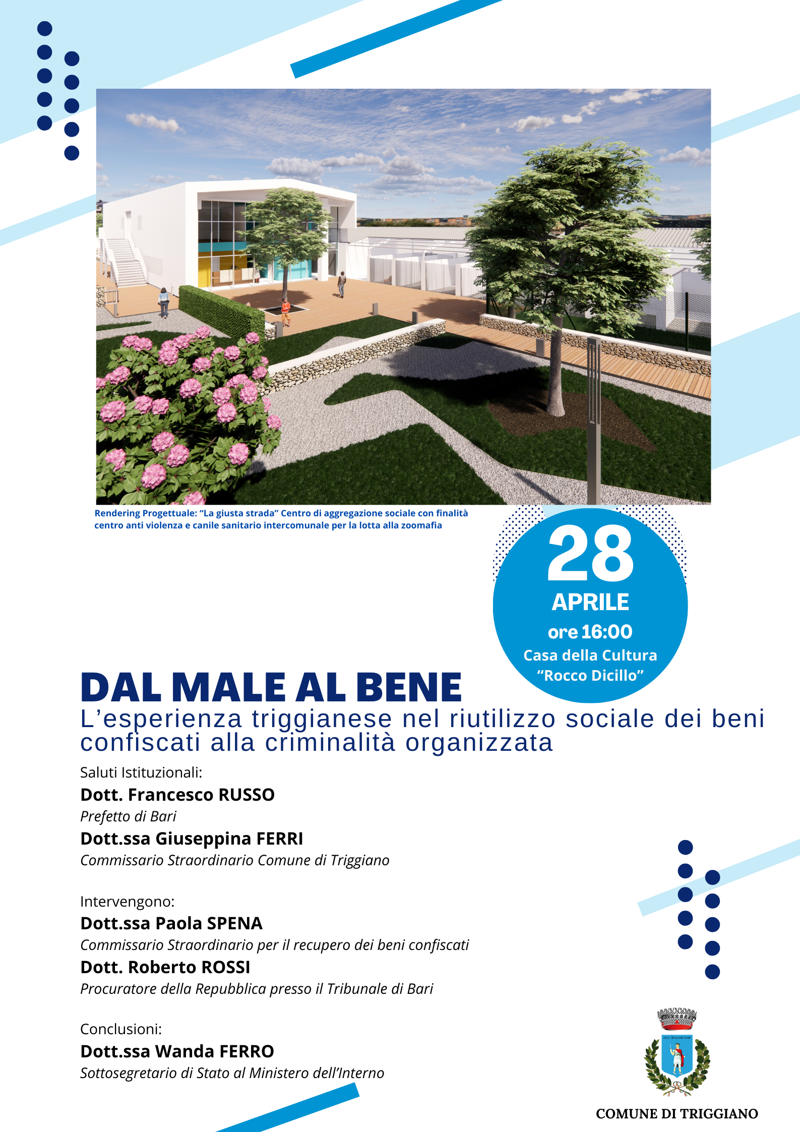 locandina Locandina evento istituzionale “DAL MALE AL BENE”